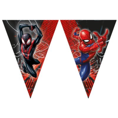 Vlaječková girlanda EKO - Spiderman (World of web)