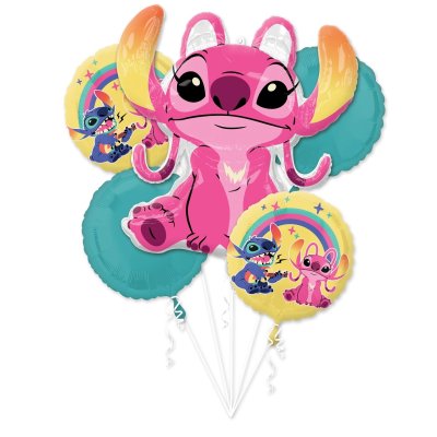Buket - Lilo a Stitch, 5 ks - fóliové balónky