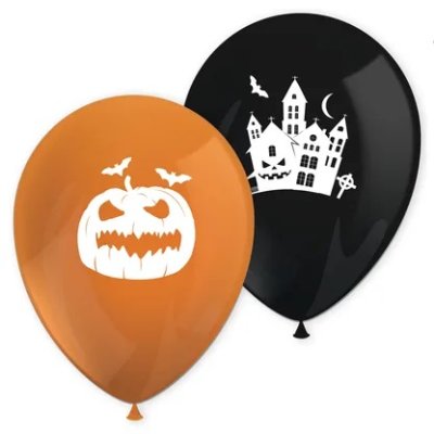 Halloween - 8ks latexové balónky 11"/28cm