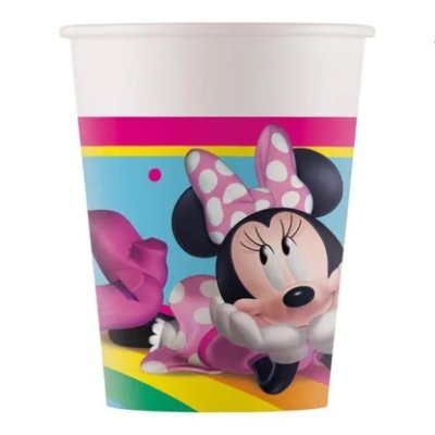 Kelímek papírový - Minnie duhová 200ml/8ks