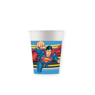 Kelímek papírový - Superman krypton 200ml/8ks