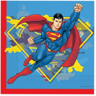 Ubrousky papírové EKO - Superman krypton 33x33 cm / 20 ks