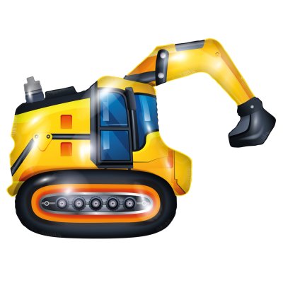 Bagr 97x63cm fóliový balónek