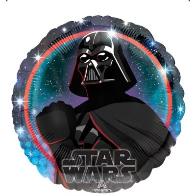 Kruh - Star Wars Galaxy Darth Vader 43cm - fóliový balónek