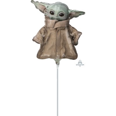 MINI Star Wars Baby Yoda 30x30cm - fóliový balónek