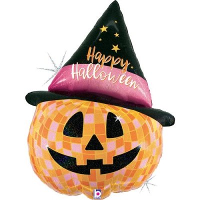Dýně Halloween 33"/84cm fóliový balónek nafukovací