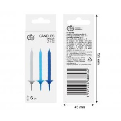 Svíčky dortové modré, 24ks - 98257.jpg