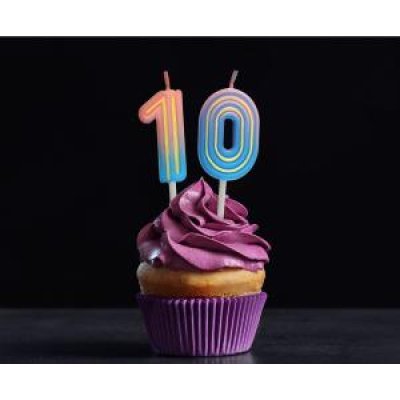 Svíčka dortová číslo 0 NEON barevná 4,4cm - 65838.jpg