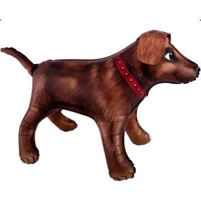 Pes hnědý 91x60cm - fóliový balónek