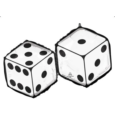 Kostky 76x55cm - fóliový balónek