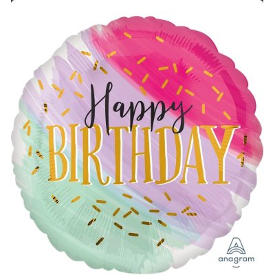 Kruh - malovaný HB 71cm - fóliový balónek