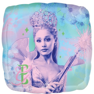 Čtverec - Čarodějka 43cm - fóliový balónek - 49637 Wicked For Good Back.jpg