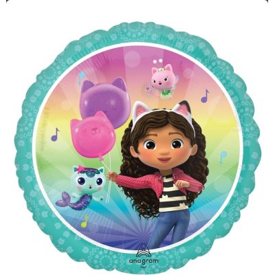 Kruh - Gábinin kouzelný domek 43 cm - fóliový balónek