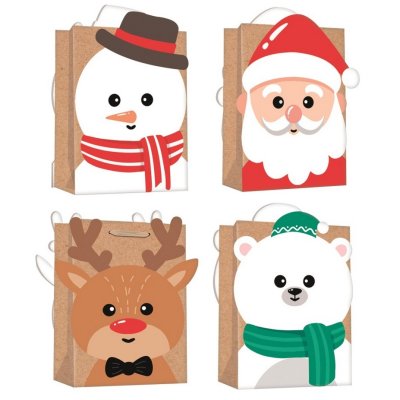 Taška papírová - Vánoční 18x23x10cm