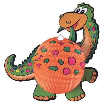 Lampion papírový Dino 39×42x23cm