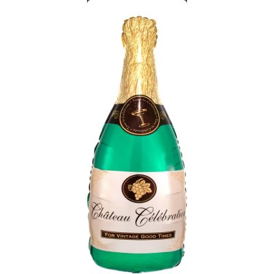 Šampaňské 91x35cm - fóliový balónek