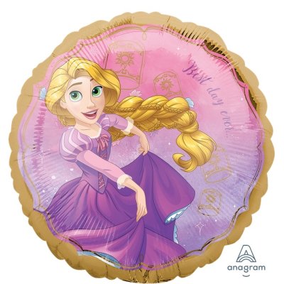 Kruh - Locika - Na Vlásku 43cm - fóliový balónek