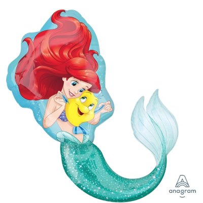 Malá mořská víla 71x86cm - fóliový balónek