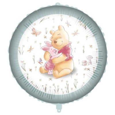 Kruh - Medvídek Pú 46cm fóliový balónek a závaží