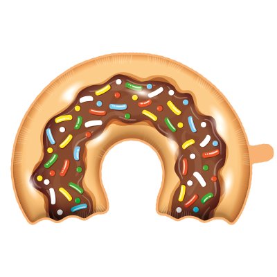 Donut 56x54,5cm fóliový balónek