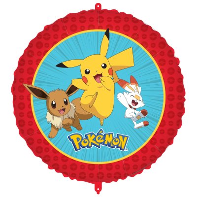 Kruh - Pokemon 46cm fóliový balónek a závaží