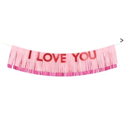 Závěsný baner "I Love You" 150cm