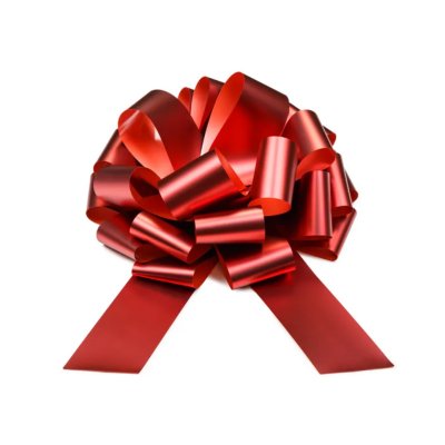 Stuha stahovací, červená - 40cm