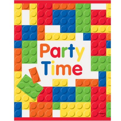 Taška EKO "Barevná stavebnice" 19x29cm, 8ks