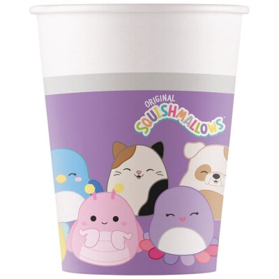 Kelímky papírové FSC - Squishmallows 250ml/8ks