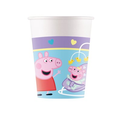 Kelímky papírové - Prasátko Pepina  200ml/8ks