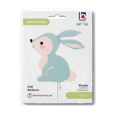 Zajíček modrý 31"/79cm fóliový balónek nafukovací - 25640-p-b.jpg