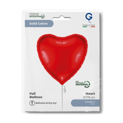 Srdce červené 31"/79cm fóliový balónek - 31008r-p-b.jpg