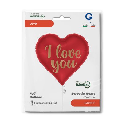 Srdce - I Love You červené 18"/46cm fóliový balónek nafukovací - g78239-p-b.jpg
