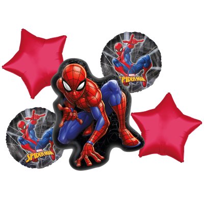Buket "Spiderman"  fóliové balónky, 5ks