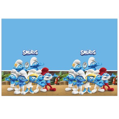 Ubrus papírový FSC - Šmoulové 120x180cm