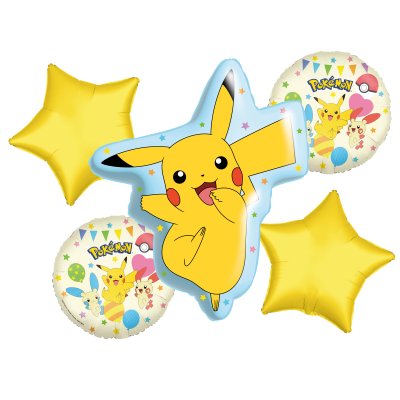 Buket "Pikachu" fóliové balónky, 5ks