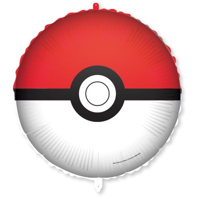 Kruh "Poke Ball" 46cm fóliový balónek + závaží