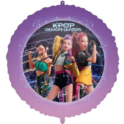 Kruh "K-Pop: Lovkyně démonů" 46cm fóliový balónek + závaží