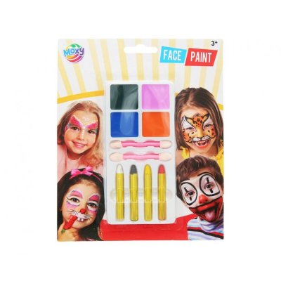 Barvy a voskovky na obličej a tělo