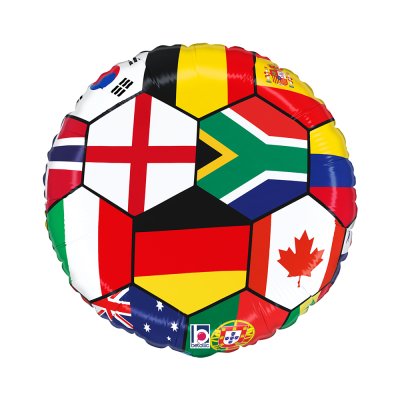 Kruh - Fotbalové národy 18"/46cm fóliový balónek - 26726p-r18-soccer-ball-nations-view2-b.jpg