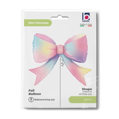 Mašle duhová 41"/104cm fóliový balónek nafukovací - 25614-p-b.jpg