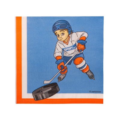 Ubrousky papírové Hokejový sen 33x33cm, 20ks