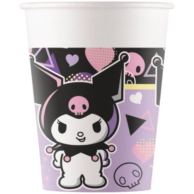Kelímky papírové EKO "Kuromi" 200ml, 8ks
