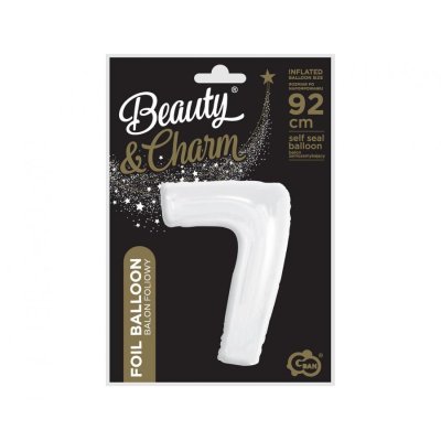 Číslice "7" bílá 92cm fóliový balónek - 84254.jpg