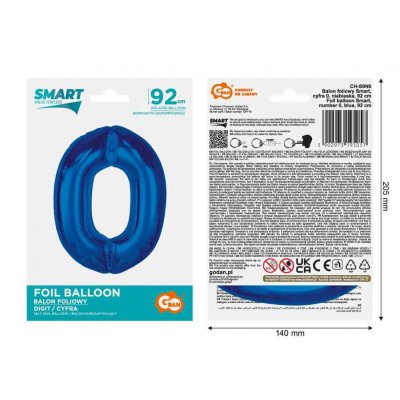 Číslice "0" modrá 92cm fóliový balónek - 89421.jpg