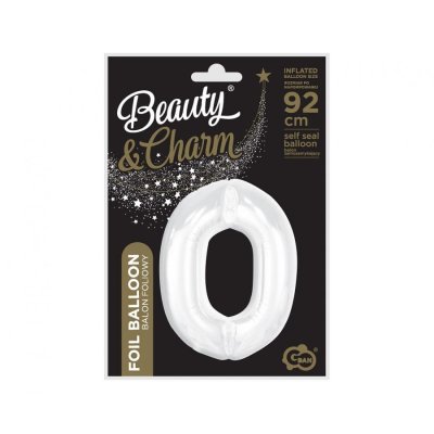 Číslice "0" bílá 92cm fóliový balónek - 84221.jpg