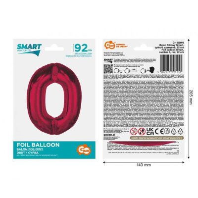 Číslice "0" červená 92cm fóliový balónek - 89394.jpg