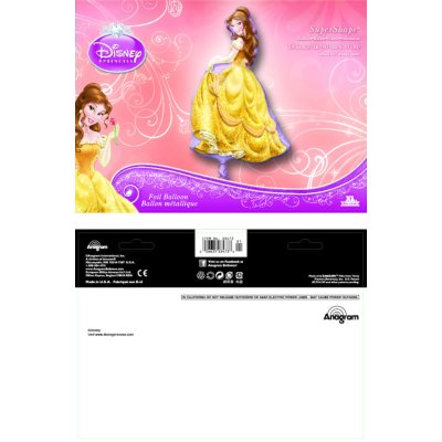 Princezna Bella 60x99cm fóliový balónek - 0026635284738_5.jpg