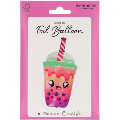 Bubble Tea 38x76cm fóliový balónek - 8714572277013_5.jpg