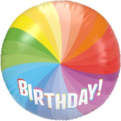 Kruh "Happy Birthday" 3D 56cm fóliový balónek - 8714572628426_3.jpg